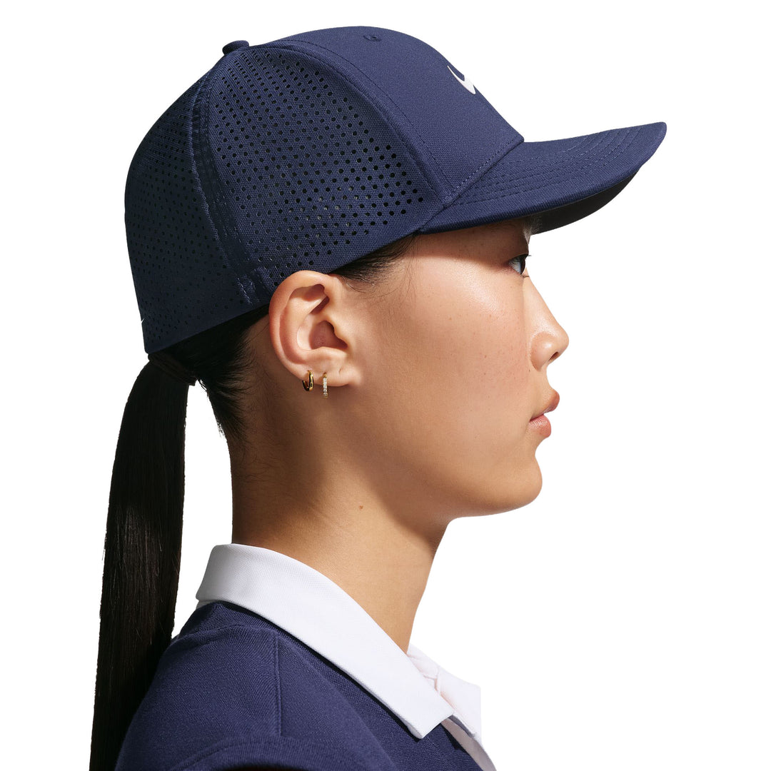 Nike Rise Dri-FIT ADV SwooshFlex Golf Cap College Navy II1736-419 | Pro Feet