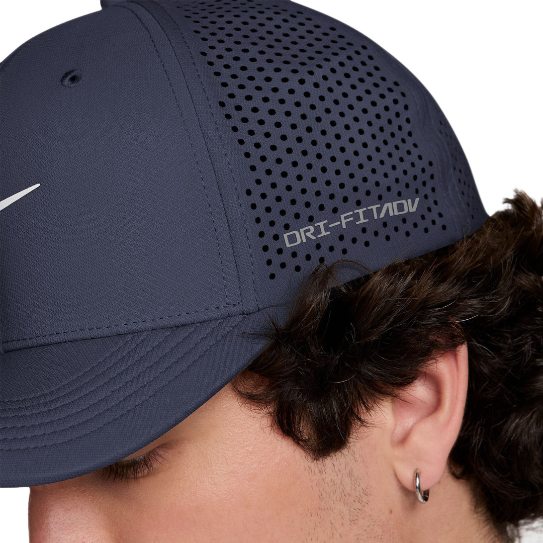 Nike Rise Dri-FIT ADV SwooshFlex Golf Cap College Navy II1736-419 | Pro Feet