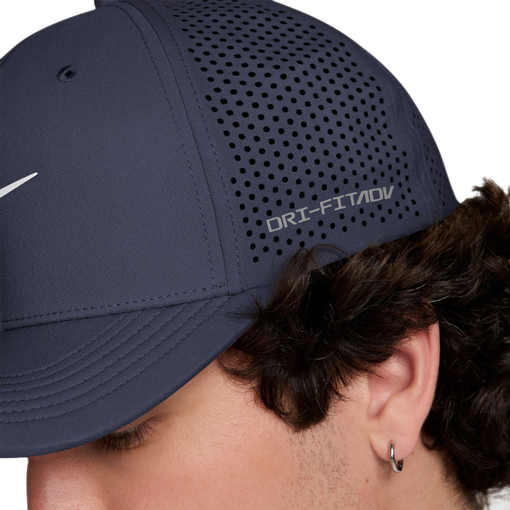 Nike Rise Dri-FIT ADV SwooshFlex Golf Cap College Navy II1736-419 | Pro Feet