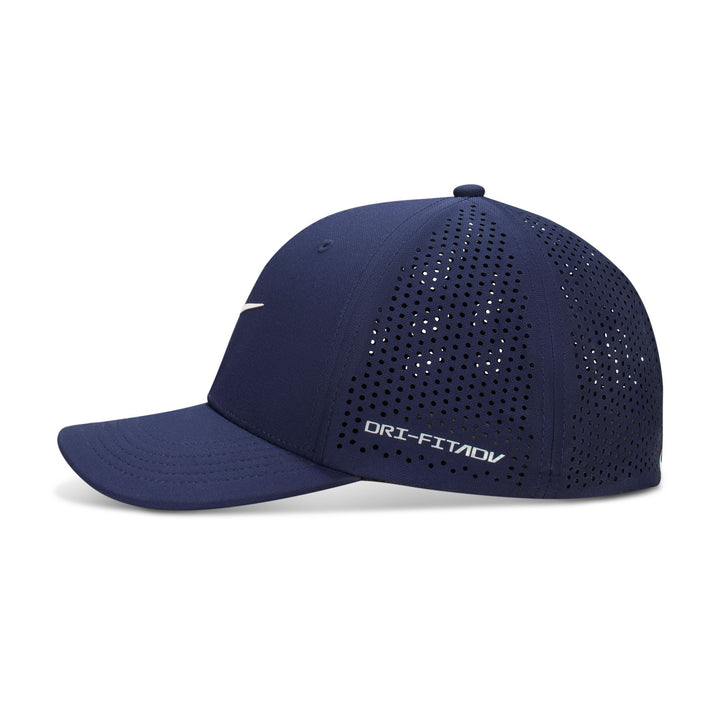 Nike Rise Dri-FIT ADV SwooshFlex Golf Cap College Navy II1736-419 | Pro Feet