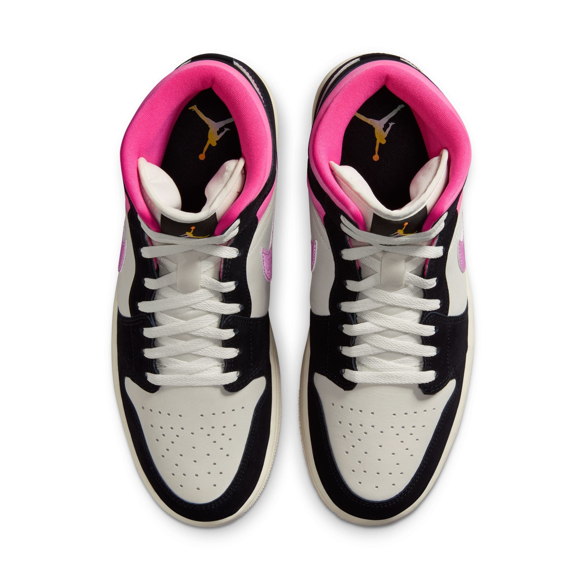 Air Jordan 1 Mid SE Black/University Gold/Sail/Pinksicle II3789-001 | Pro Feet