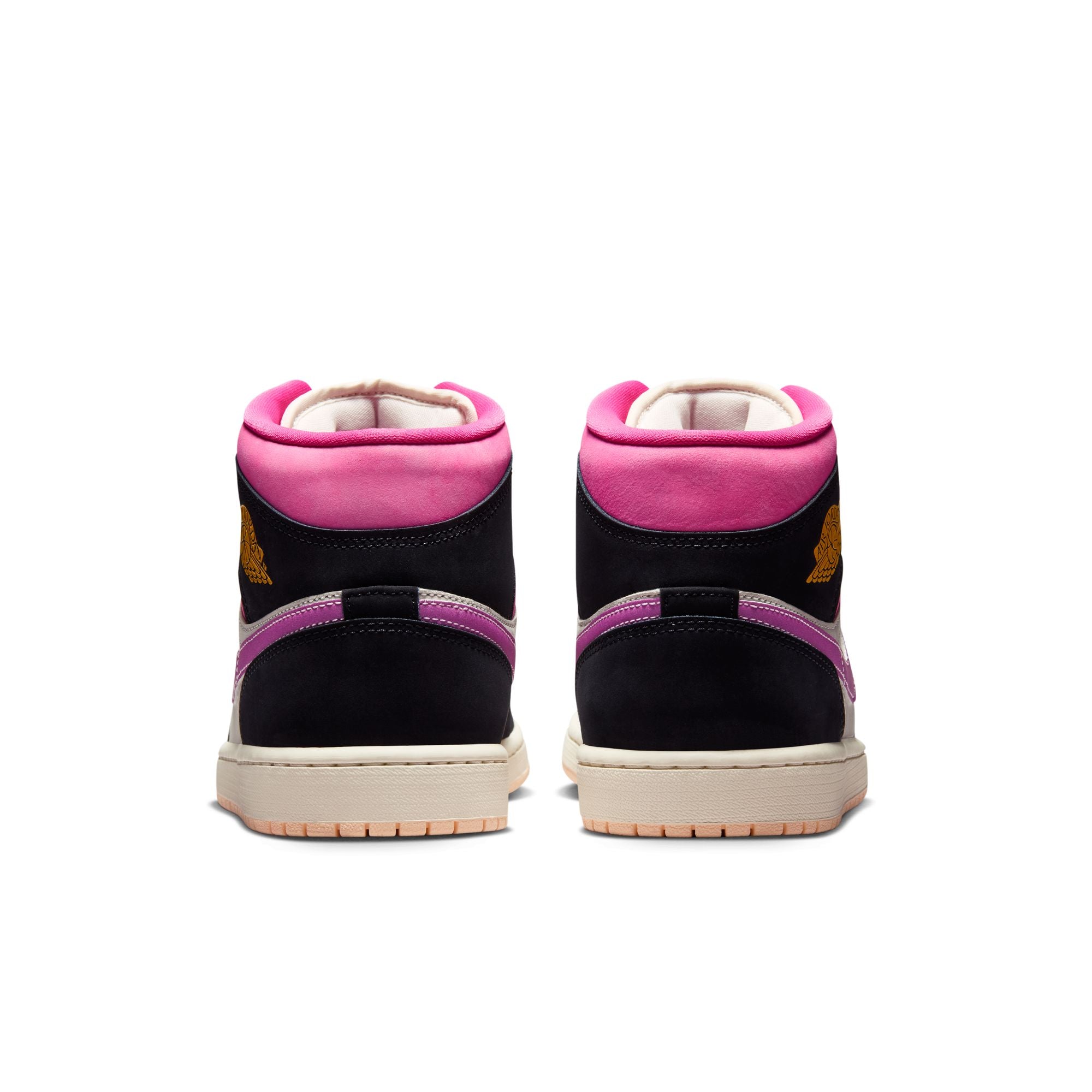Air Jordan 1 Mid SE Black/University Gold/Sail/Pinksicle II3789-001 | Pro Feet