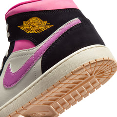 Air Jordan 1 Mid SE Black/University Gold/Sail/Pinksicle II3789-001 | Pro Feet