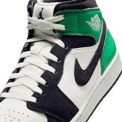 Air Jordan 1 Mid SE Summit White Black Lucky Green II9812-100 | Pro Feet