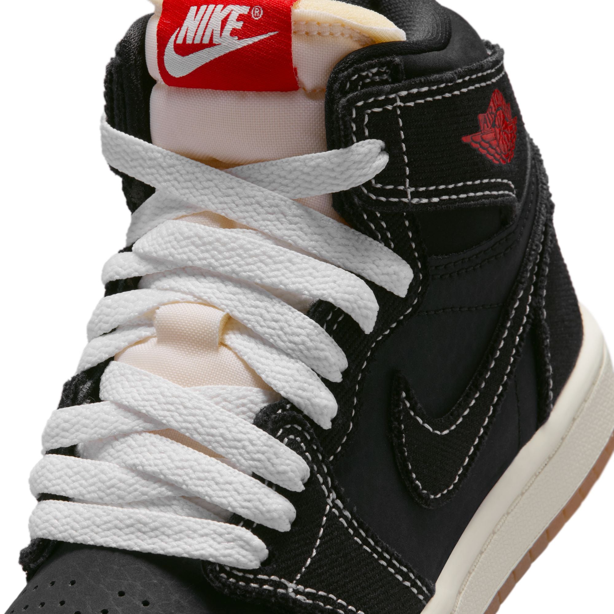 Jordan 1 Retro High OG PS Black Sail Gum Med Brown II9926-001 | Pro Feet