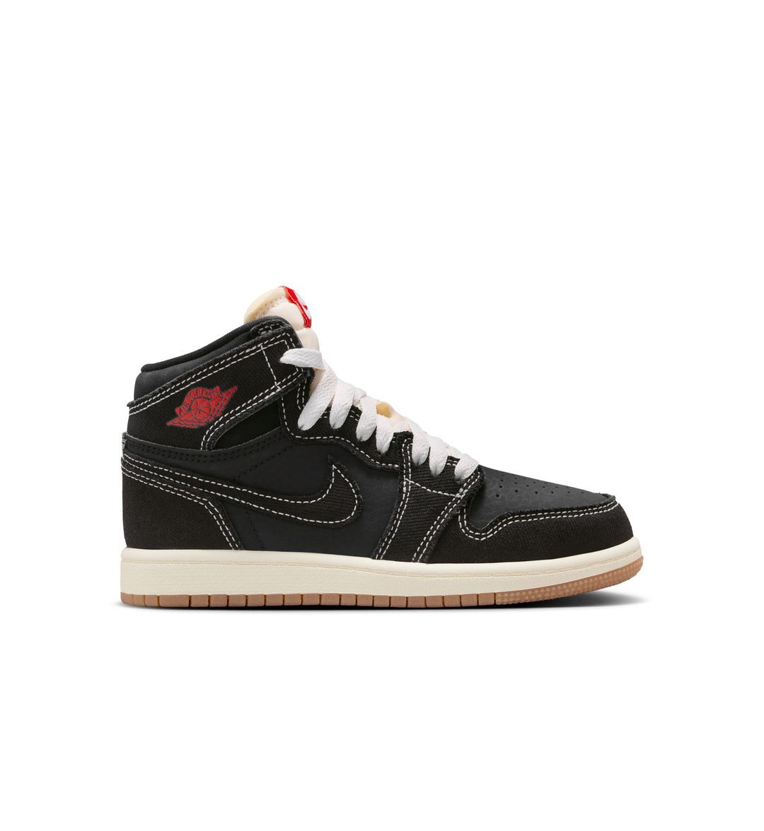 Jordan 1 Retro High OG PS Black Sail Gum Med Brown II9926-001 | Pro Feet