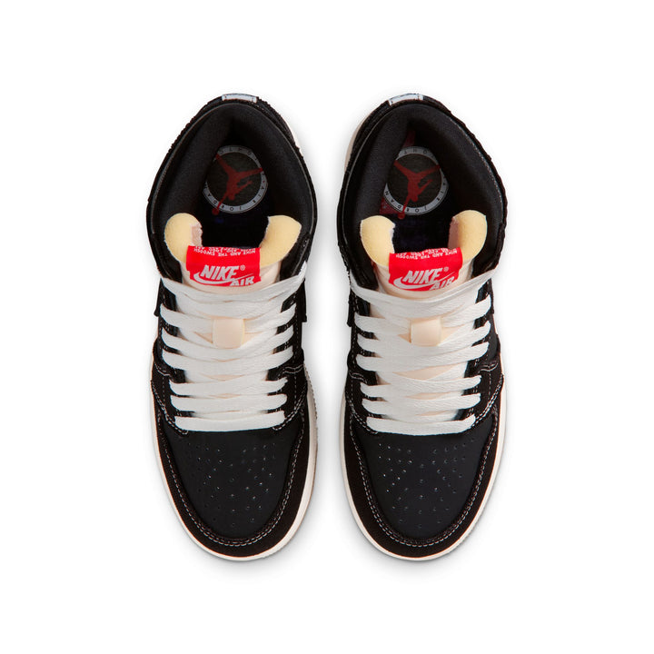 Air Jordan 1 Retro High OG GS Black University Red Sail Gum Med Brown | Pro Feet | II9927-001