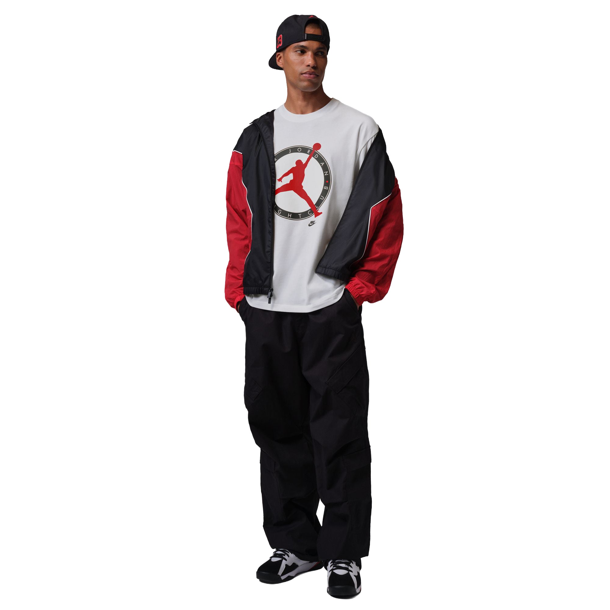 Jordan Flight Club T-Shirt White University Red IM1352-100 | Pro Feet