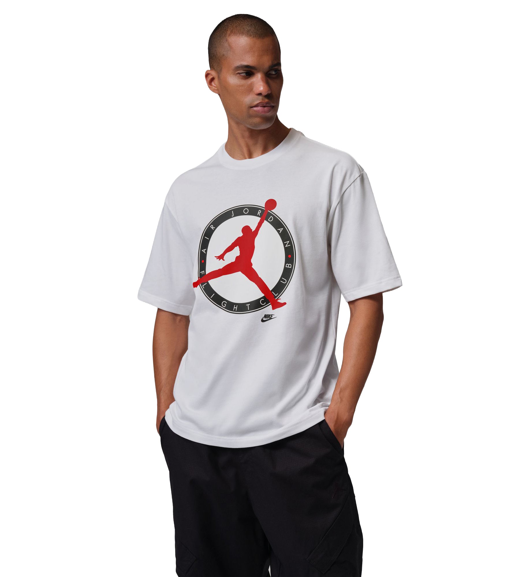 Jordan Flight Club T-Shirt White University Red IM1352-100 | Pro Feet