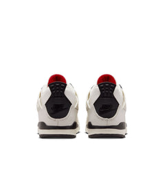 Air Jordan 4 Retro “Flight Club” Little Kids’ Shoes “Sail/Black/University Red” (IM4028-100)
