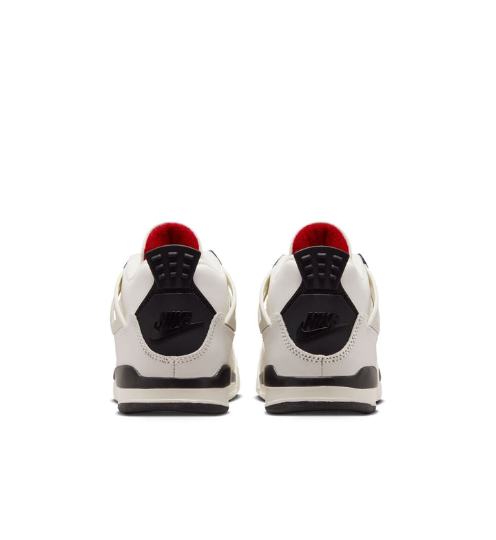 Air Jordan 4 Retro “Flight Club” Little Kids’ Shoes “Sail/Black/University Red” (IM4028-100)