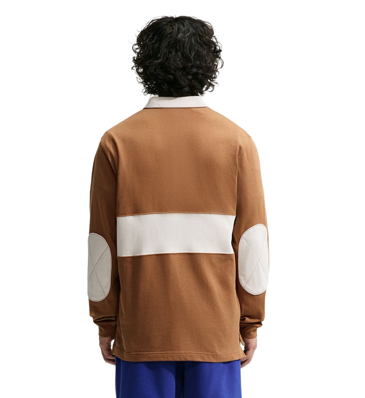 Nike Club Men’s Long-Sleeve Rugby Top Ale Brown Phantom IM5572-270 | Pro Feet