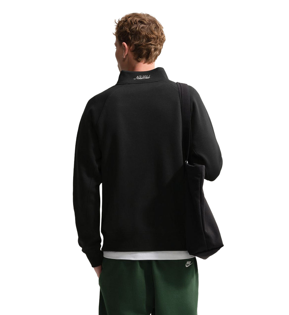Nike Club Men’s 1/2-Zip Fleece Top Black Black Phantom IM5829-010 | Pro Feet