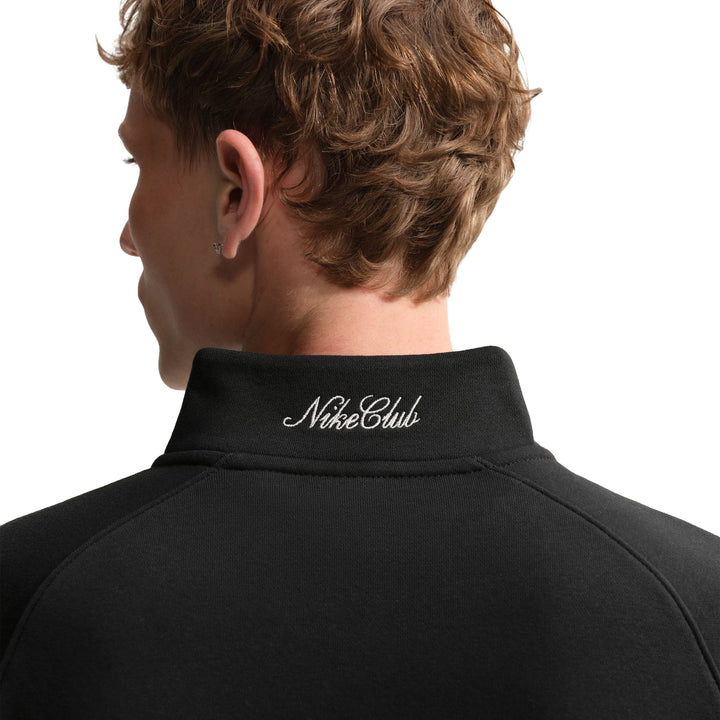 Nike Club Men’s 1/2-Zip Fleece Top Black Black Phantom IM5829-010 | Pro Feet