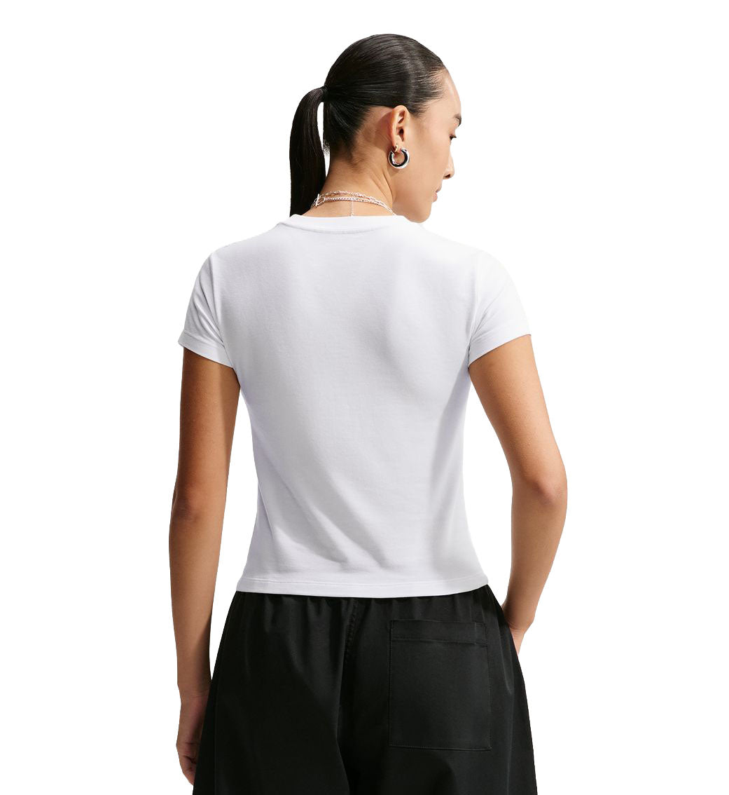 Nike Chill Knit Women’s Slim Cropped T-Shirt White IM6456-100 | Pro Feet