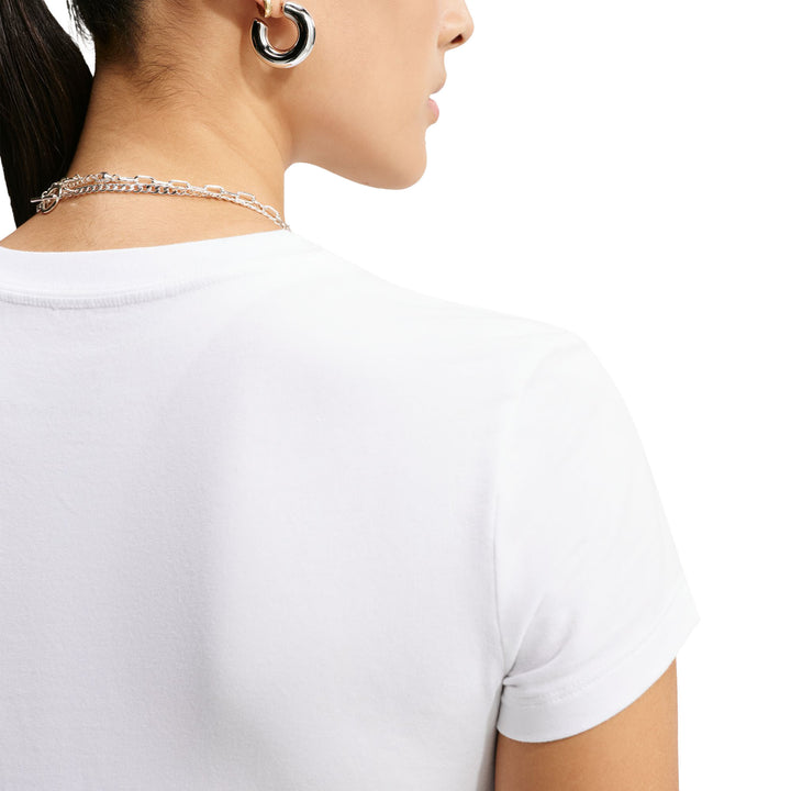 Nike Chill Knit Women’s Slim Cropped T-Shirt White IM6456-100 | Pro Feet