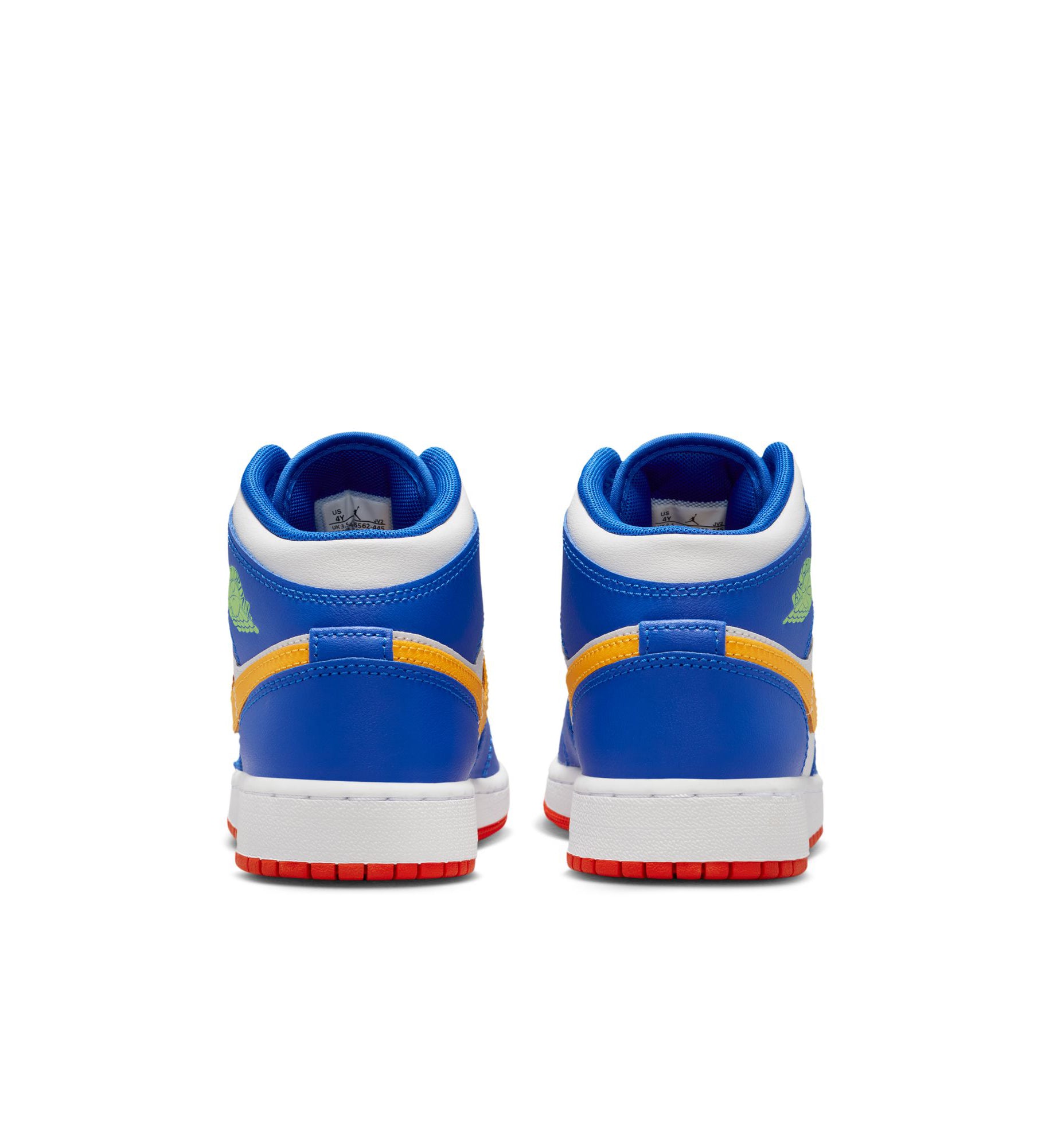 Air Jordan 1 Mid GS Racer Blue/Speed Red/Gold (IM6562-445)