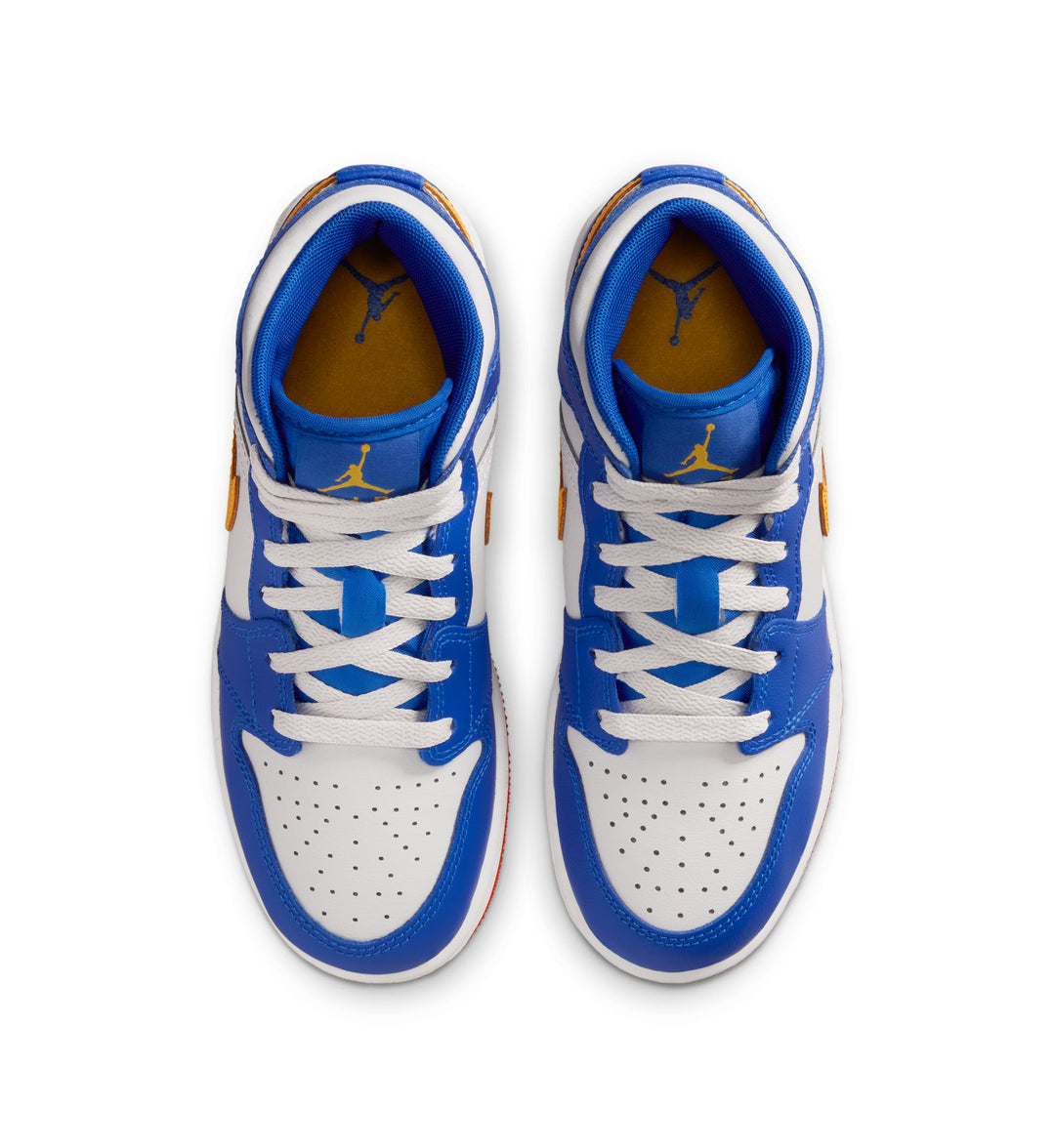 Air Jordan 1 Mid GS Racer Blue/Speed Red/Gold (IM6562-445)