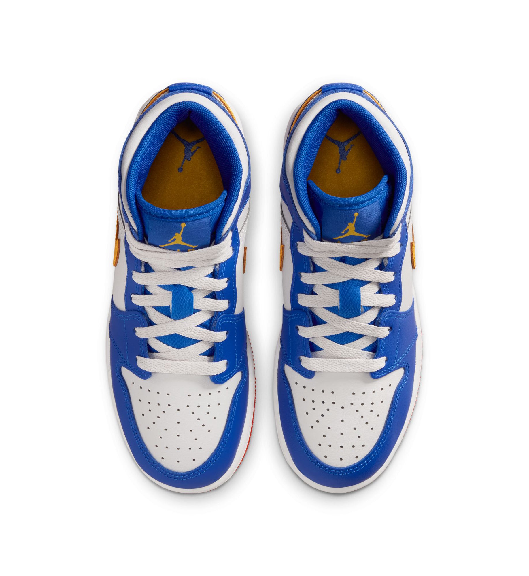 Air Jordan 1 Mid GS Racer Blue/Speed Red/Gold (IM6562-445)
