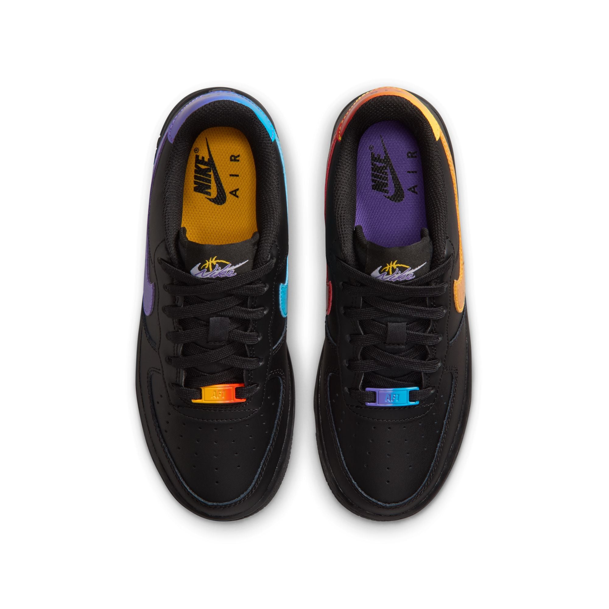 Nike Air Force 1 GS Black Action Grape Laser Orange IM7742-001 | Pro Feet