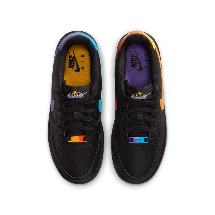 Nike Air Force 1 GS Black Action Grape Laser Orange IM7742-001 | Pro Feet
