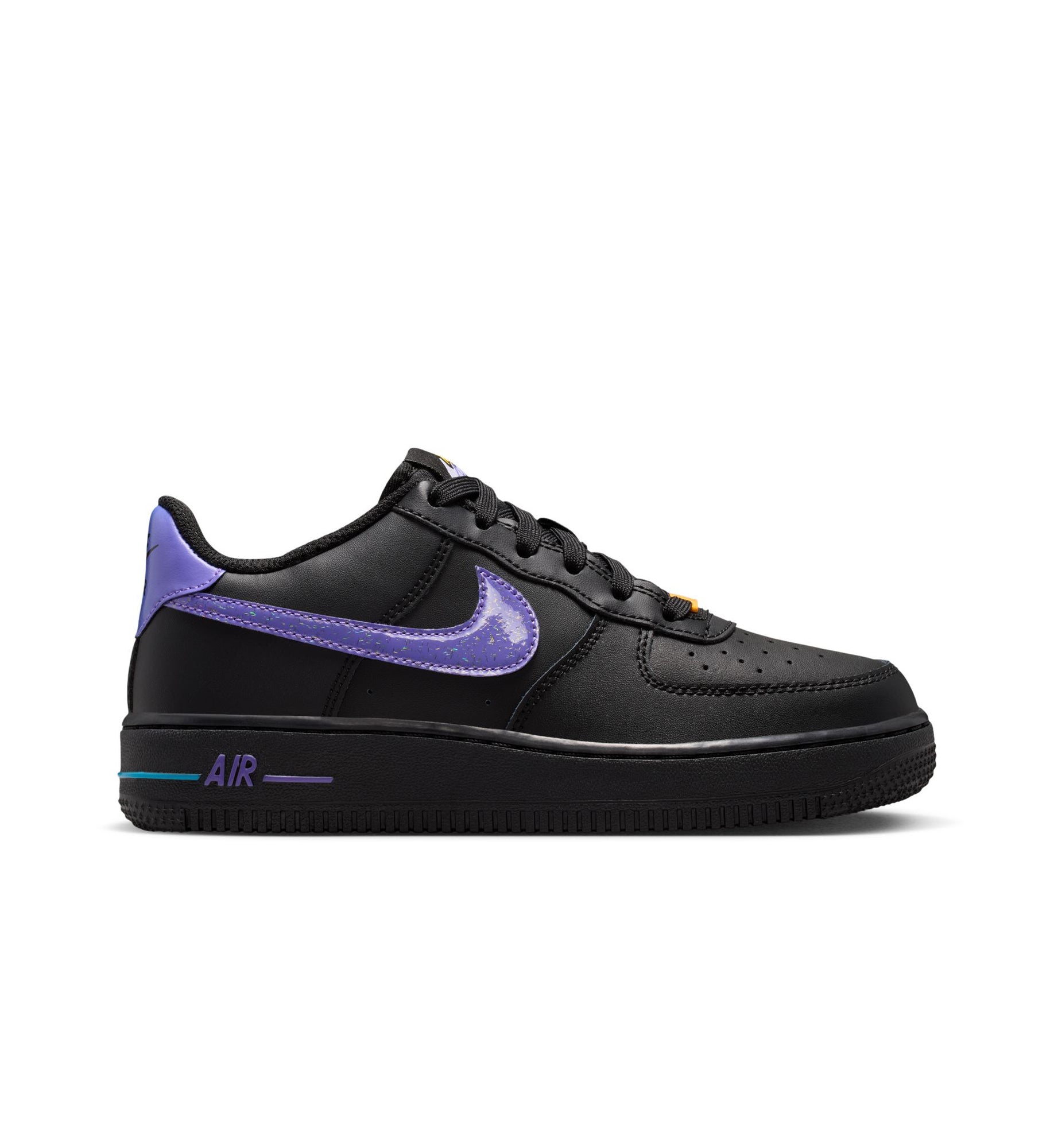 Nike Air Force 1 GS Black Action Grape Laser Orange IM7742-001 | Pro Feet
