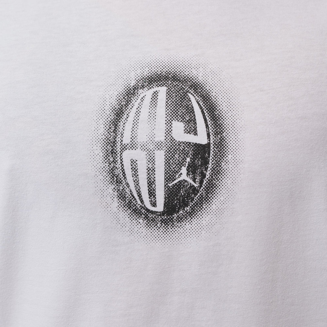 Jordan Sport Men’s Dri-FIT Graphic T-Shirt White Black IM7813-100 | Pro Feet