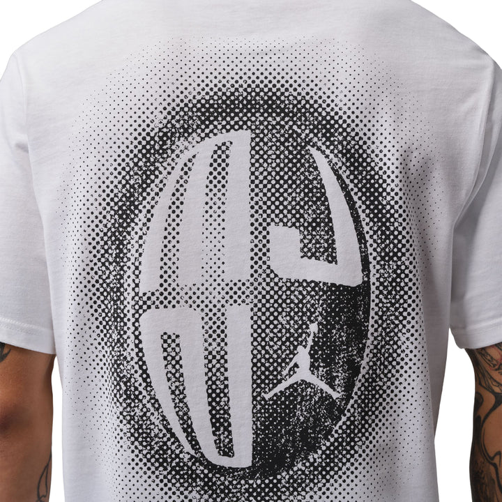 Jordan Sport Men’s Dri-FIT Graphic T-Shirt White Black IM7813-100 | Pro Feet