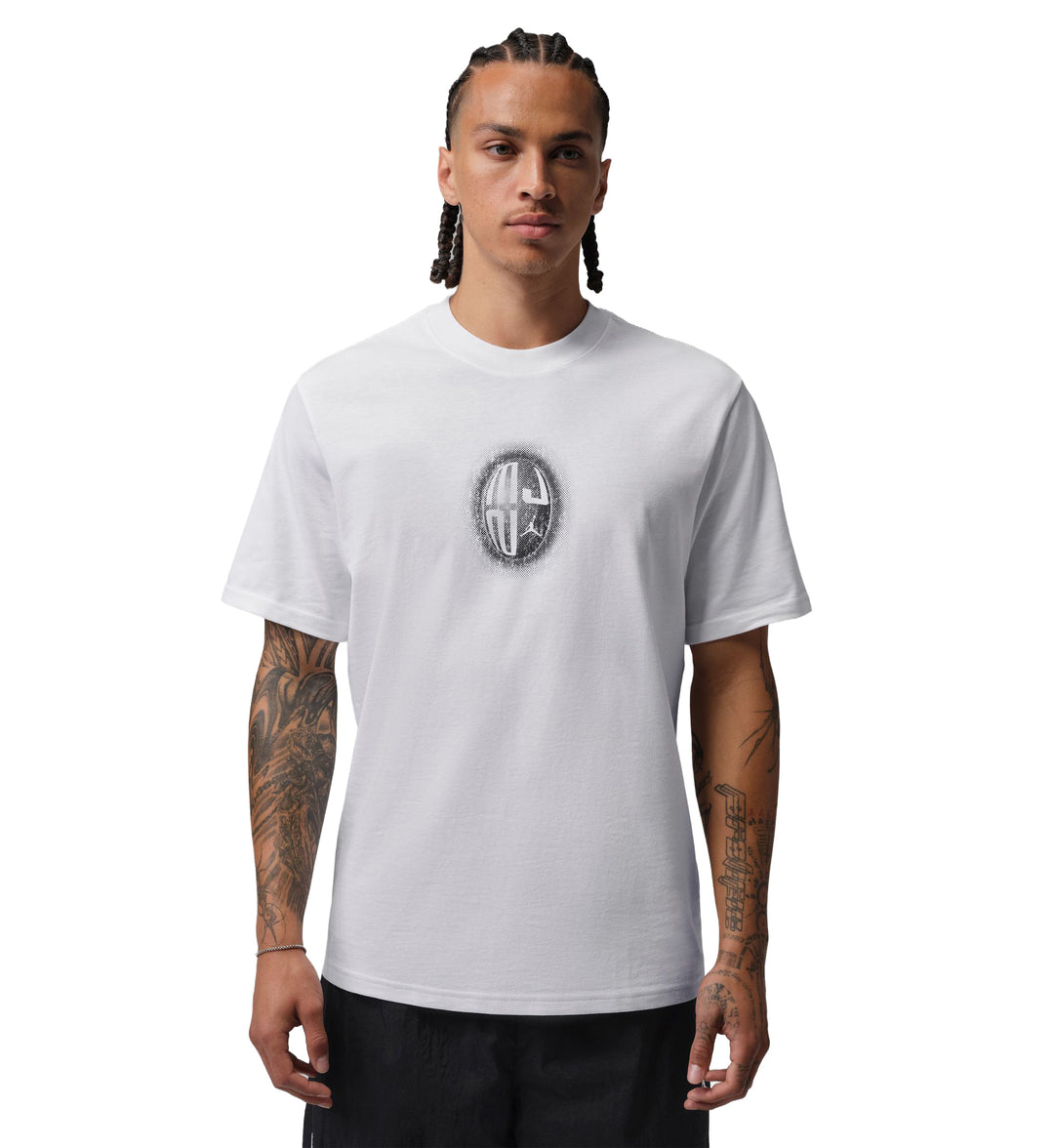 Jordan Sport Men’s Dri-FIT Graphic T-Shirt White Black IM7813-100 | Pro Feet