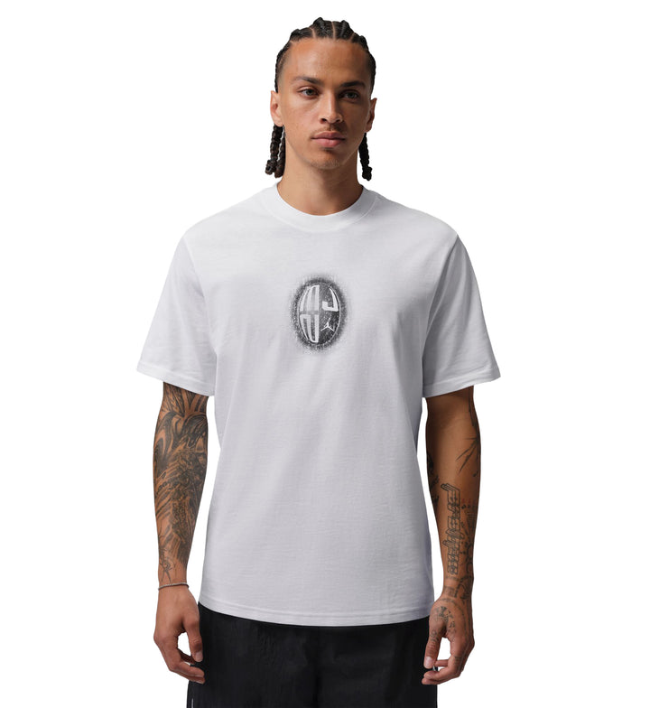 Jordan Sport Men’s Dri-FIT Graphic T-Shirt White Black IM7813-100 | Pro Feet