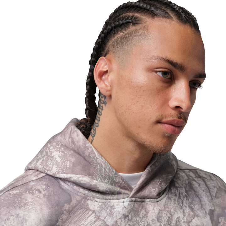 Jordan Brooklyn Men’s Realtree Fleece Pullover Hoodie White Bright Citron IM8982-100 | Pro Feet