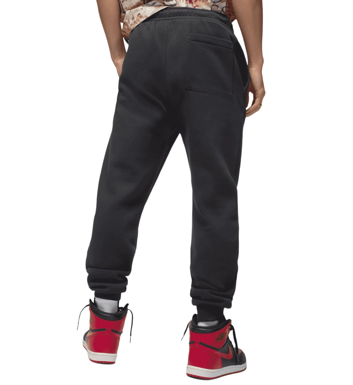 Jordan Jumpman Fleece Pants “Black/Gym Red” (IM9793-010)
