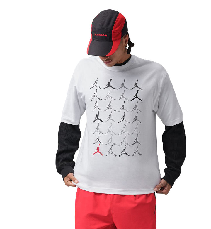 Jordan Brooklyn Men’s Crew T-Shirt White IO0123-100 | Pro Feet