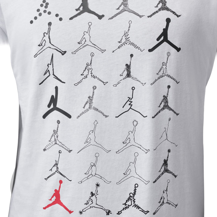 Jordan Brooklyn Men’s Crew T-Shirt White IO0123-100 | Pro Feet