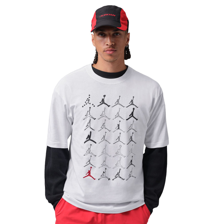 Jordan Brooklyn Men’s Crew T-Shirt White IO0123-100 | Pro Feet