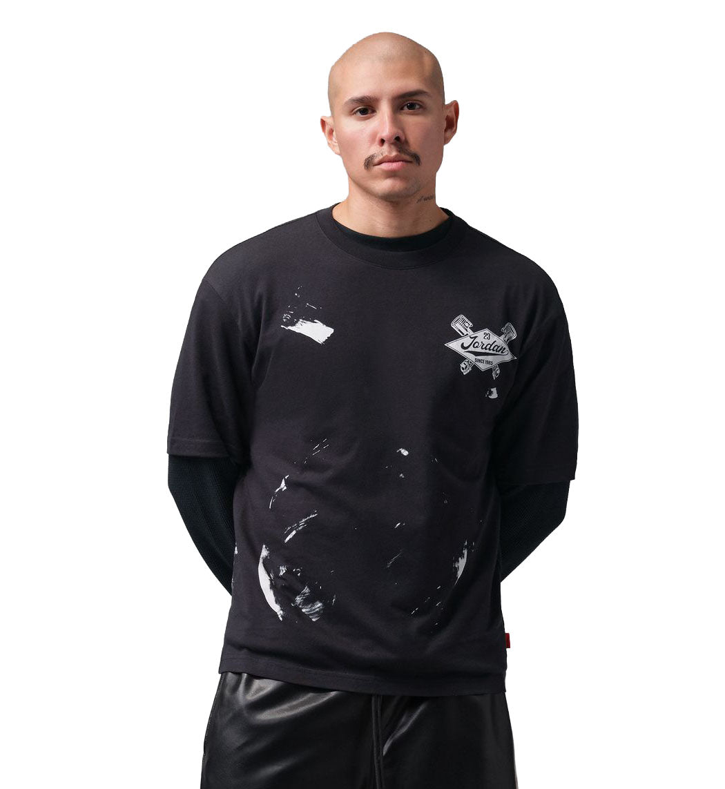 Jordan Brooklyn Men’s Graphic T-Shirt Black IO0125-010 | Pro Feet