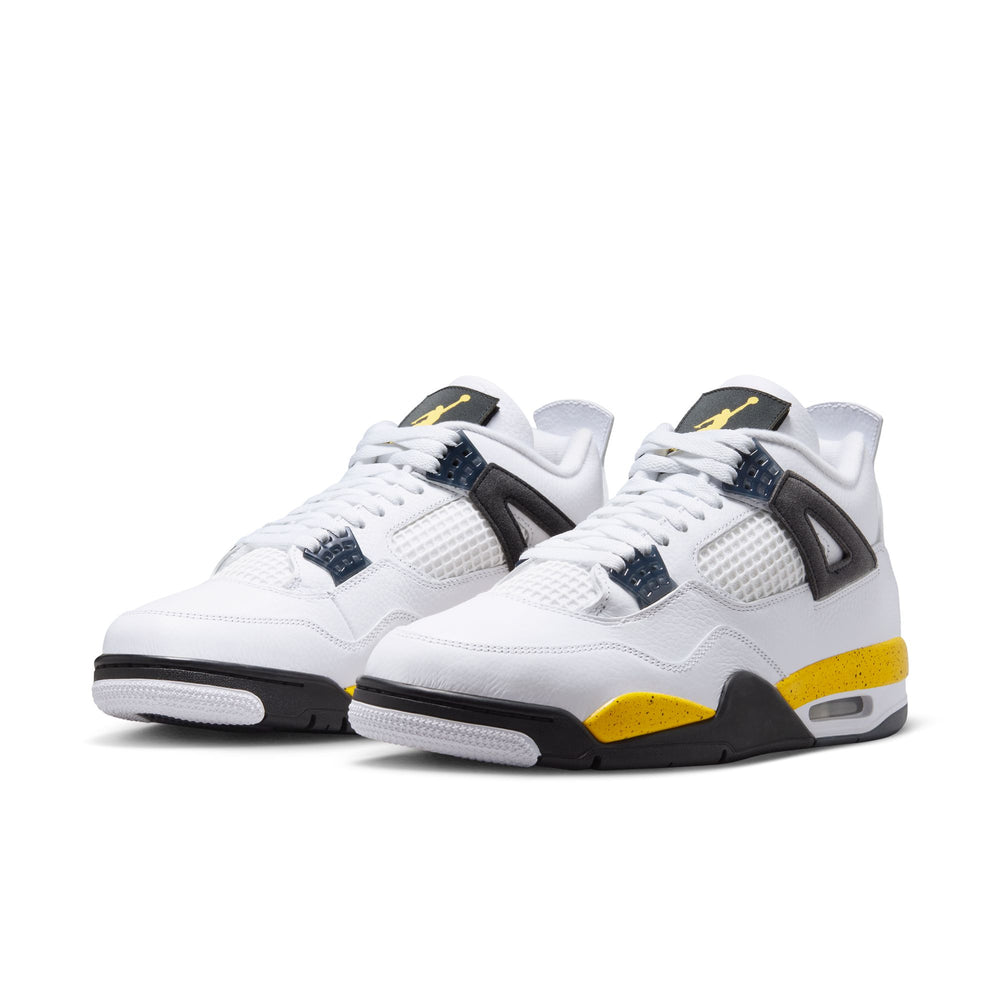 Air Jordan 4 Retro Rare Air White Tour Yellow Dark Blue Grey Black IO2463-102 | Pro Feet