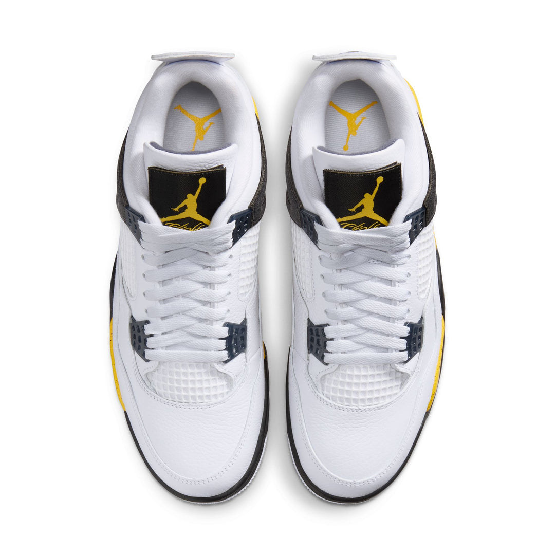 Air Jordan 4 Retro Rare Air White Tour Yellow Dark Blue Grey Black IO2463-102 | Pro Feet