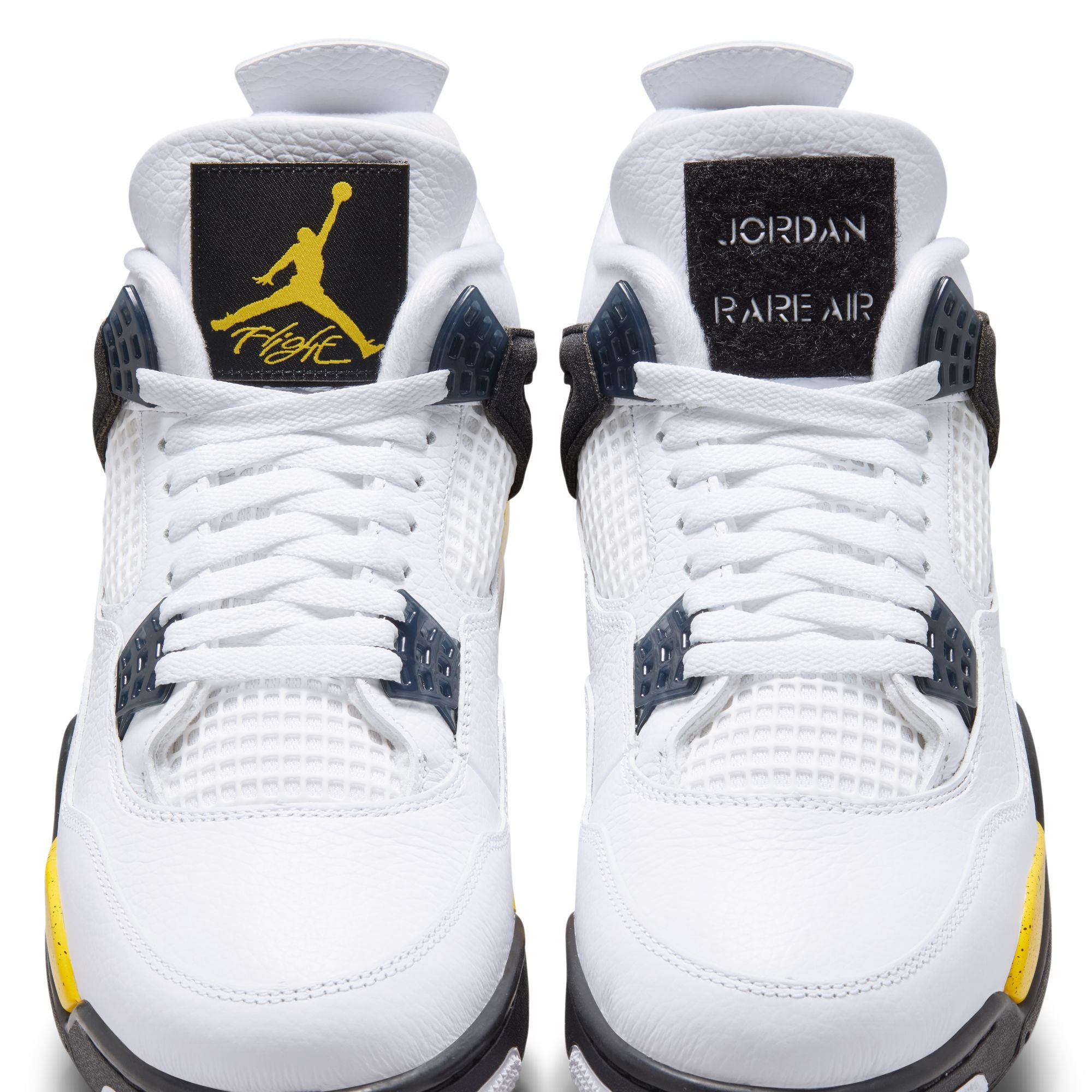 Air Jordan 4 Retro Rare Air White Tour Yellow Dark Blue Grey Black IO2463-102 | Pro Feet