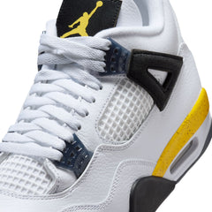 Air Jordan 4 Retro Rare Air White Tour Yellow Dark Blue Grey Black IO2463-102 | Pro Feet