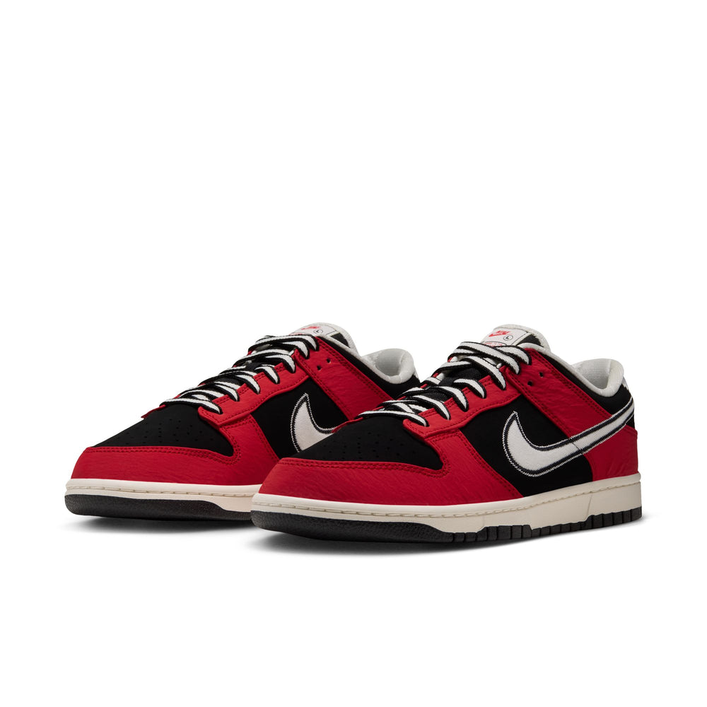 Nike Dunk Low Retro Black University Red IQ0157-001 | Pro Feet