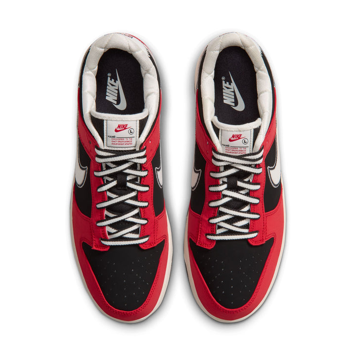 Nike Dunk Low Retro Black University Red IQ0157-001 | Pro Feet