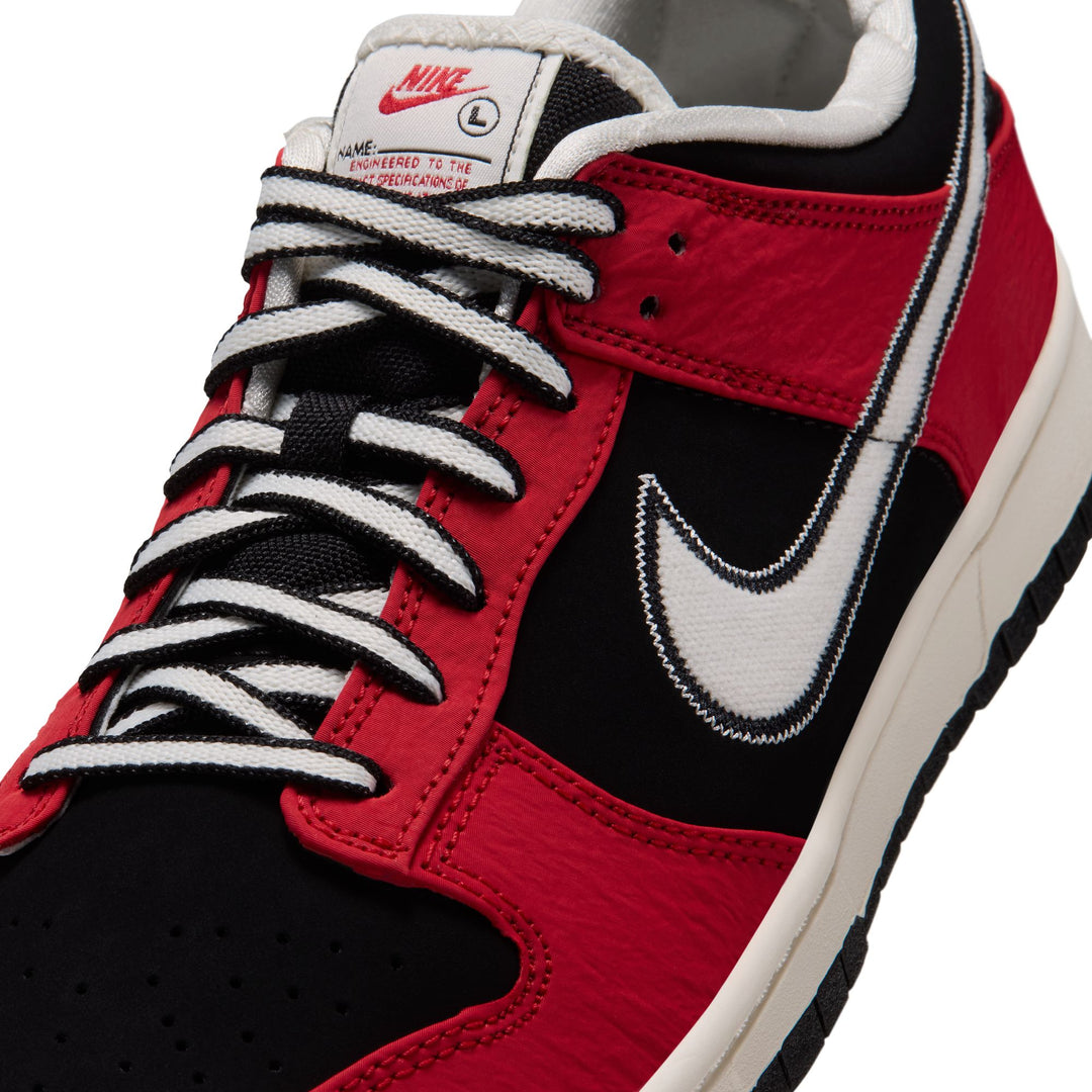 Nike Dunk Low Retro Black University Red IQ0157-001 | Pro Feet