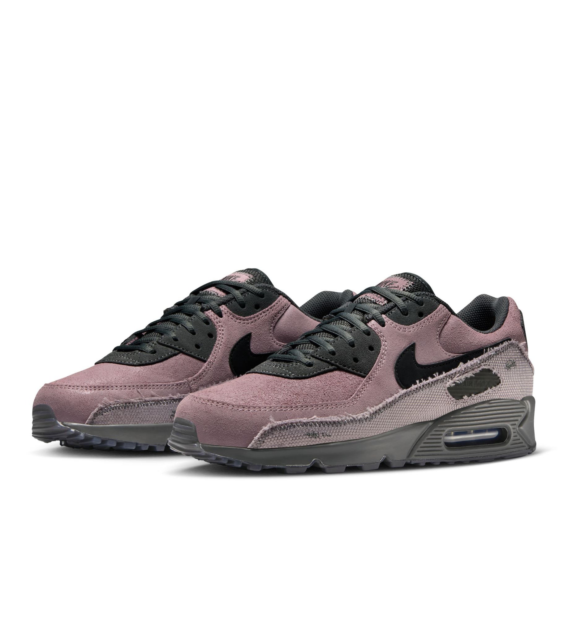 Nike Air Max 90 Premium “Lt Violet Ore/Black/Iron Grey/Anthracite” (IQ0612-226)