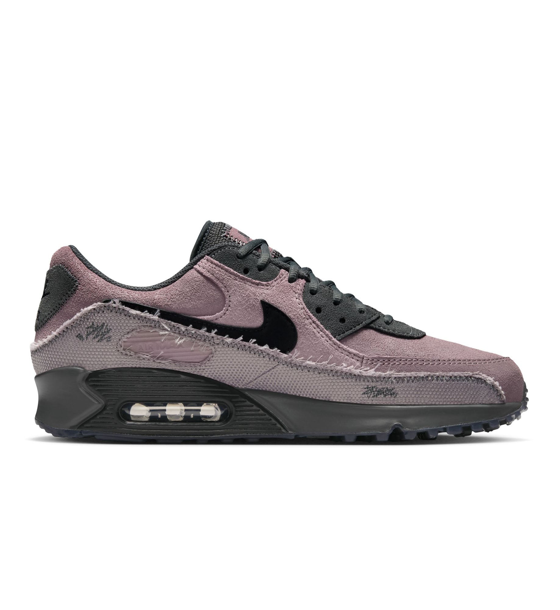 Nike Air Max 90 Premium “Lt Violet Ore/Black/Iron Grey/Anthracite” (IQ0612-226)