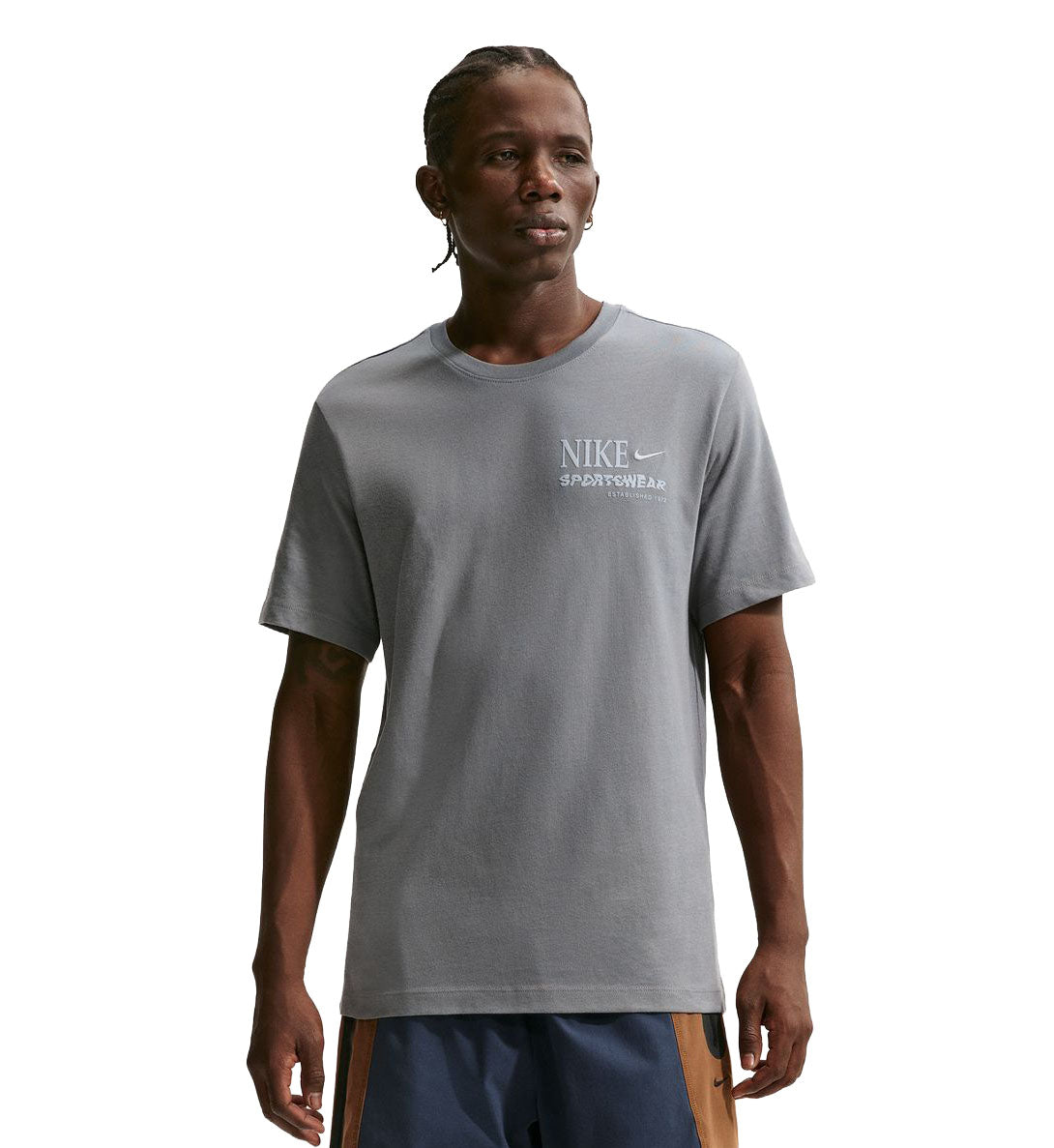 Nike Sportswear Spring B 26 T-Shirt “Smoke Grey/Glacier Blue” (IQ1003-084)