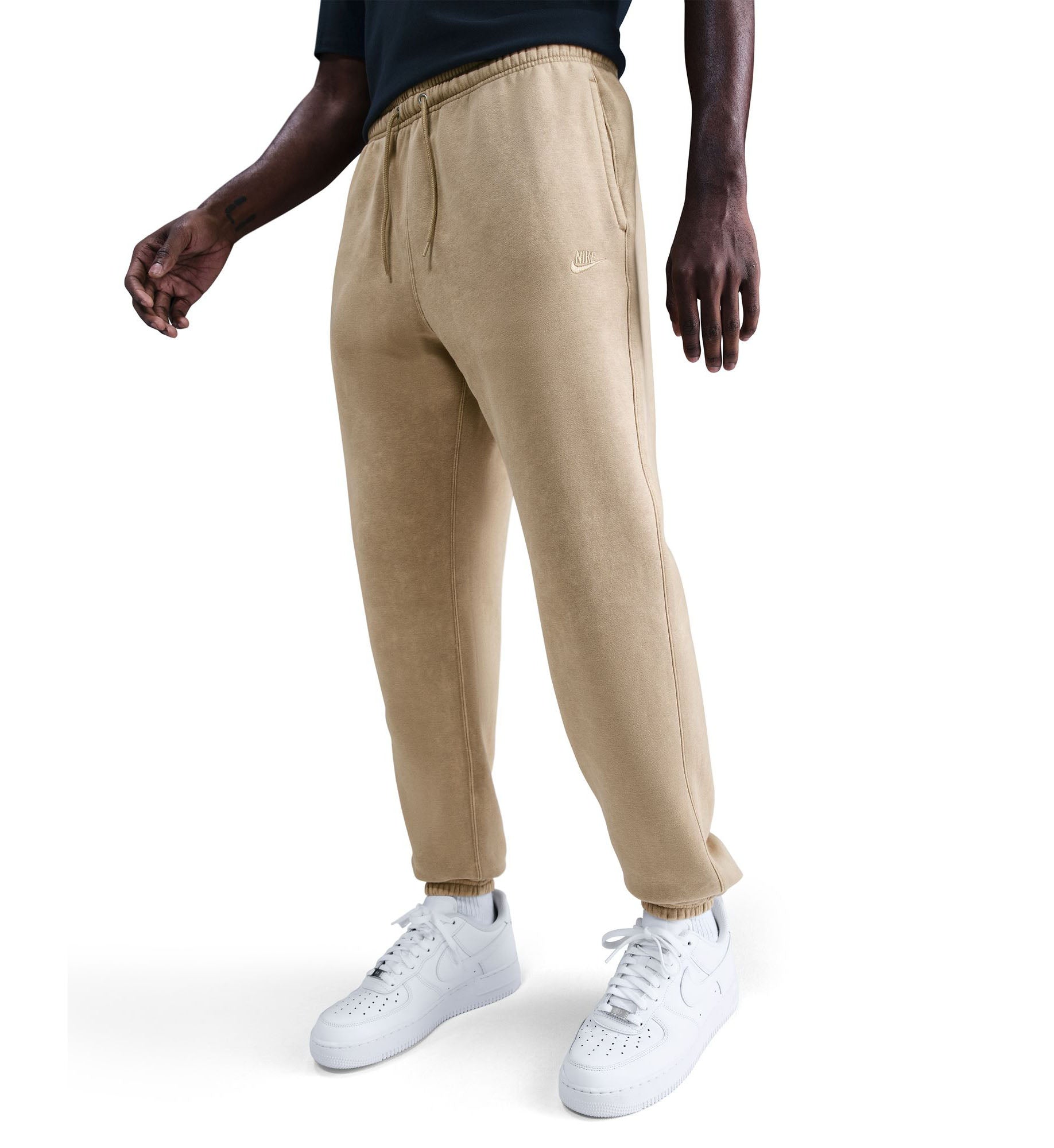Nike Sportswear Club Men's Fleece Cuffed Pants “Parachute Beige