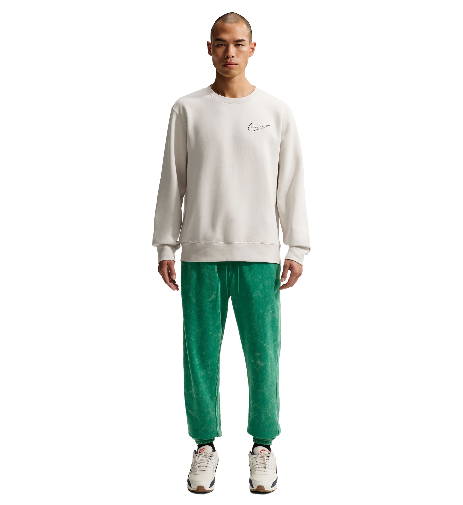 Nike Sportswear Club Men’s Fleece Cuffed Pants “Malachite/Malachite” (IQ1218-365)