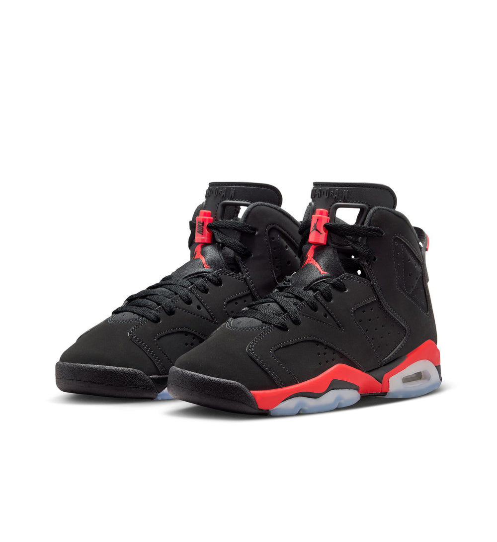 Air Jordan 6 Retro “Infrared Salesman” GS Black/Lt Crimson (IQ1275-001)