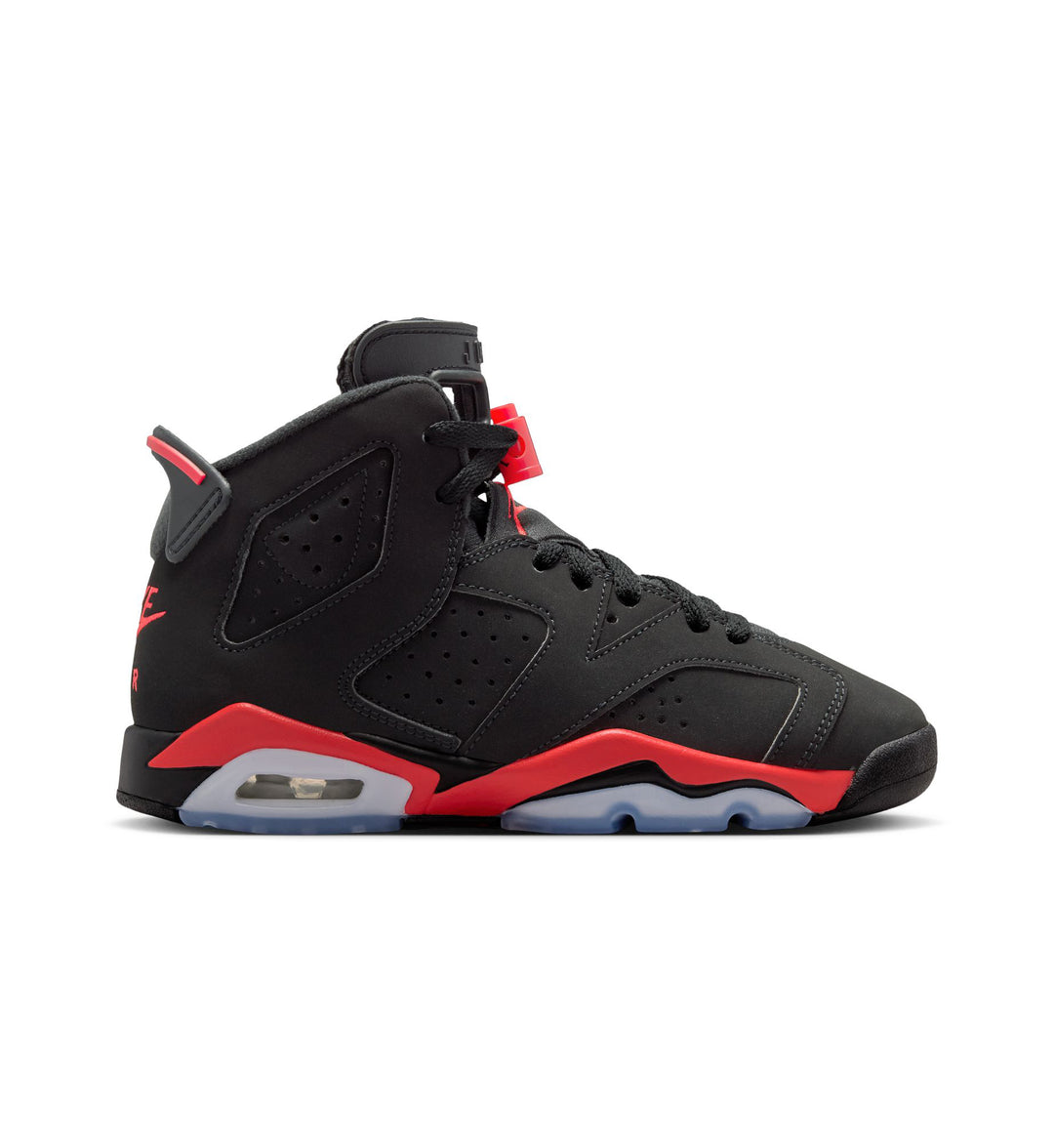 Air Jordan 6 Retro “Infrared Salesman” GS Black/Lt Crimson (IQ1275-001)